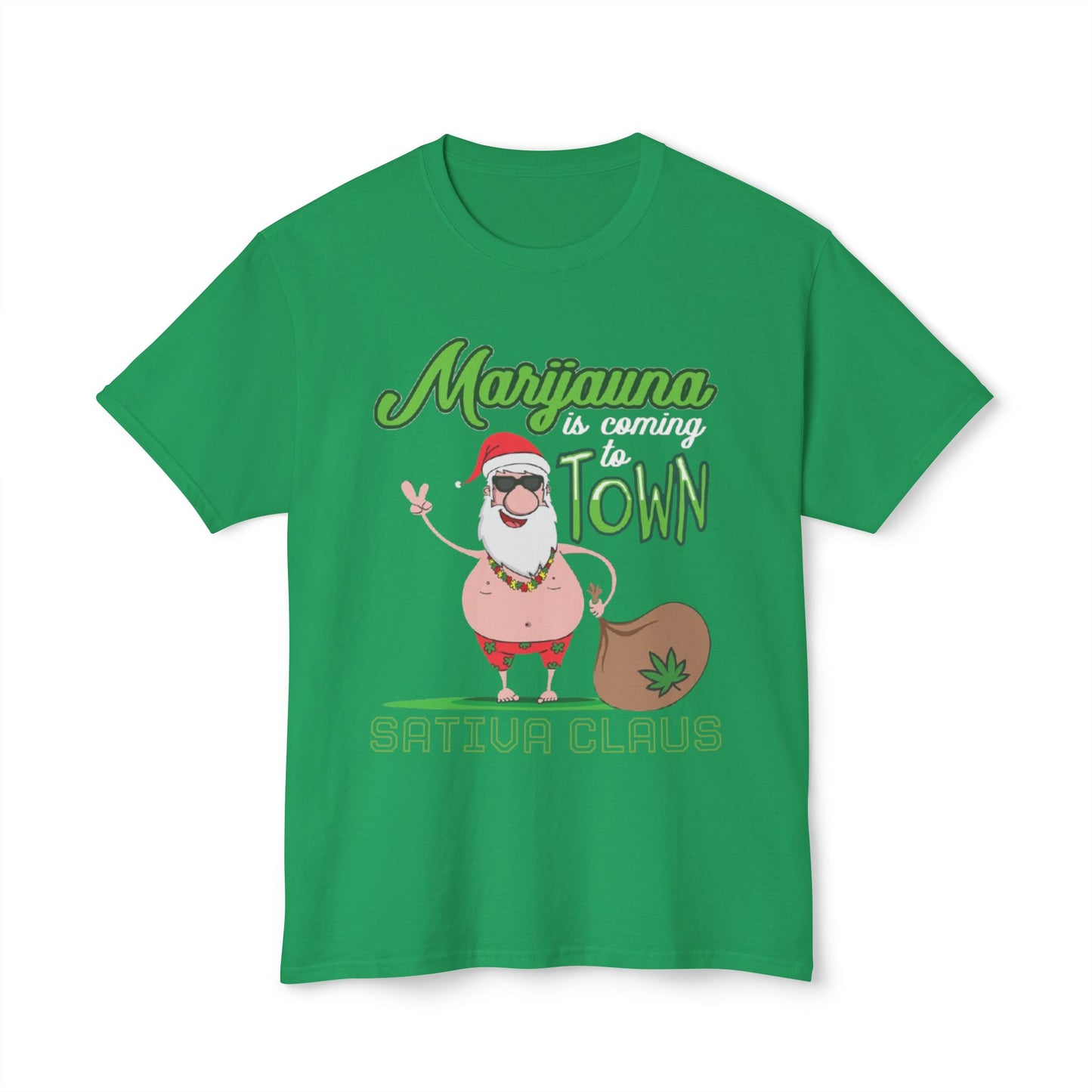 Festive Cannabis Santa T-Shirt