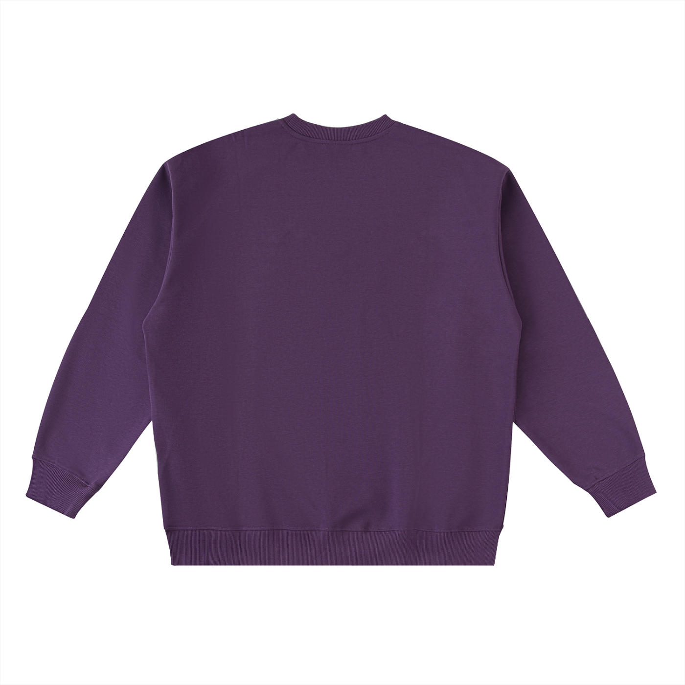 Oversized Crewneck Taped Sweatshirt "Purple Sativa"