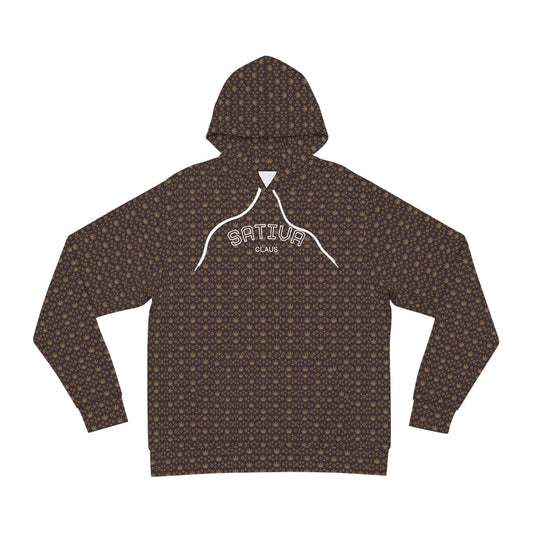 Stylish All-Over Print Sativa Claus Hoodie