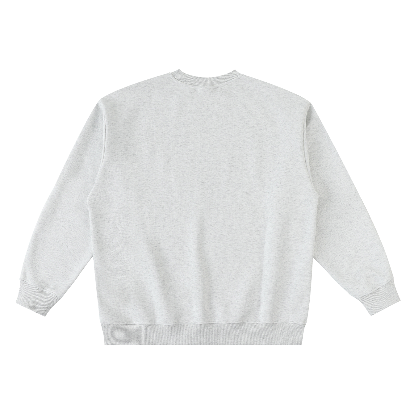 Oversized Crewneck Taped Sweatshirt "Purple Sativa"