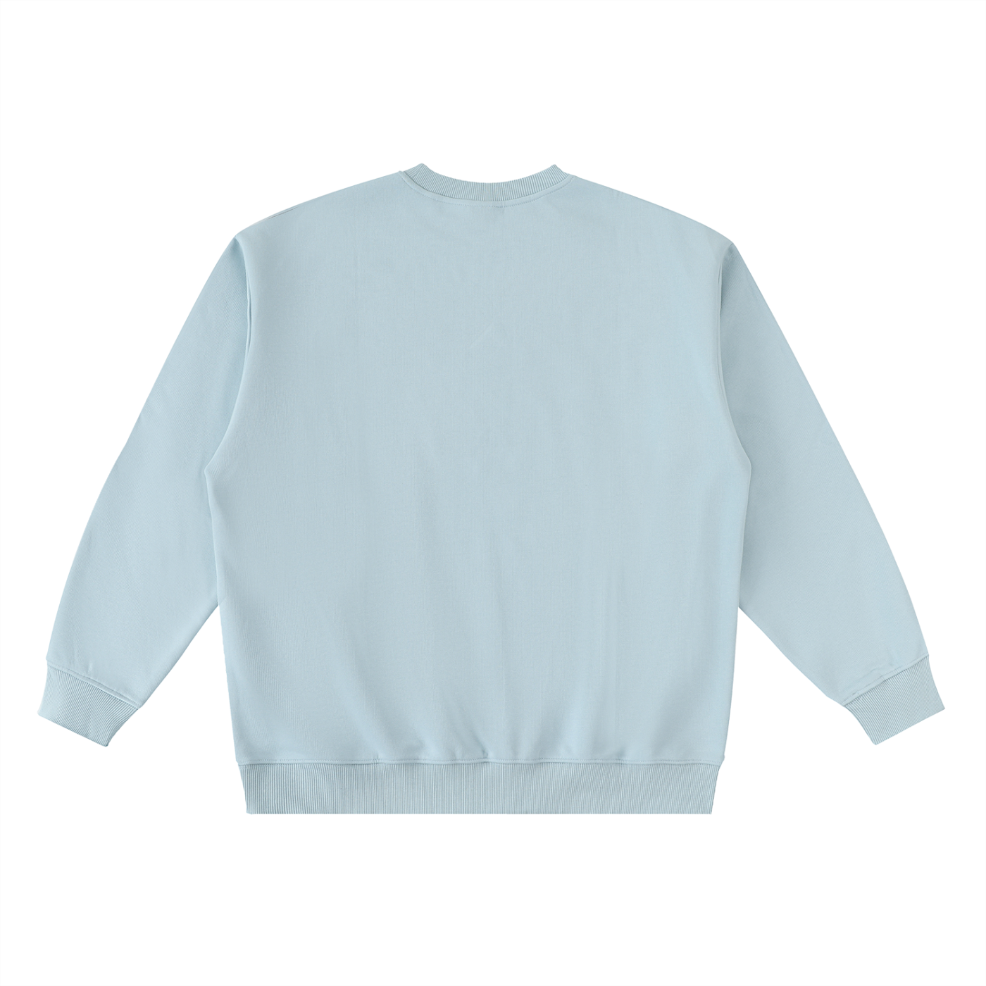 Oversized Crewneck Taped Sweatshirt "Purple Sativa"