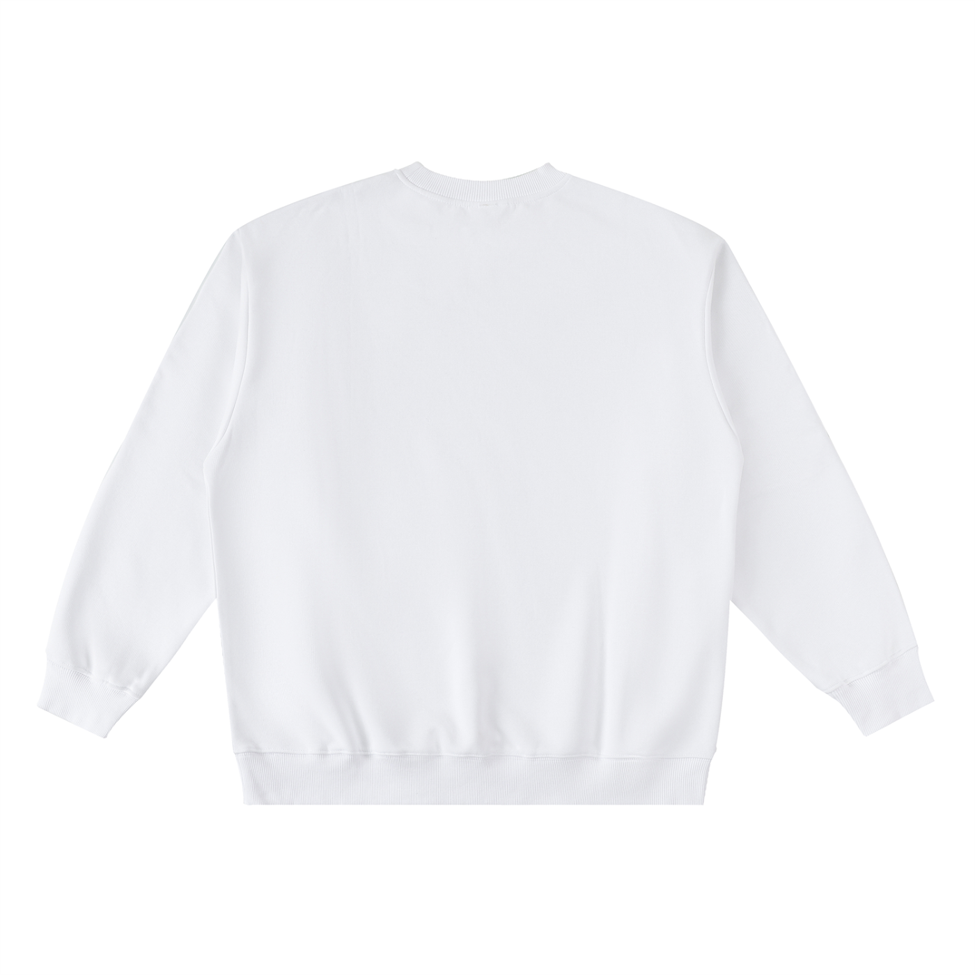 Oversized Crewneck Taped Sweatshirt "Purple Sativa"